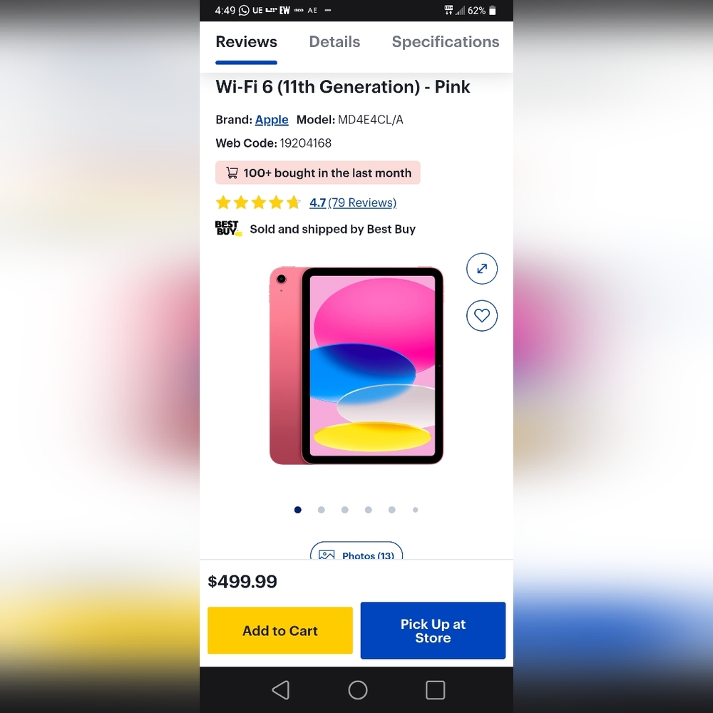 iPad (A16) Wi-Fi 128GB